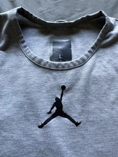 Nike Air Jordan 23 Tech SE Training Top Men Large Dark Grey Heather Jumpman Logo