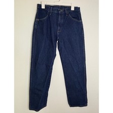 Rustler Mens Regular Fit Straight Leg Jeans Dark Wash Indigo 87619PW 32x30