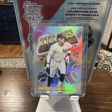 Topps 75 Titans of the Game Insert Aaron Judge TOG-3 Baseball Card 2025