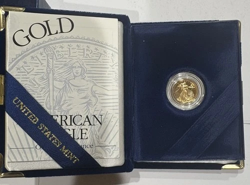 1999 1/10 oz proof gold eagle With box And COA