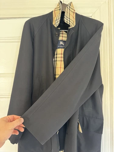 Burberry Hawkhurst sartoriale intarsio di lana nero taglia m