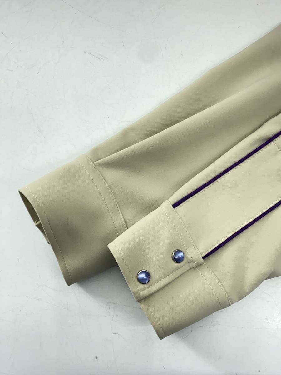 Needles L Polyester Ivory Plain Jacket - image 5