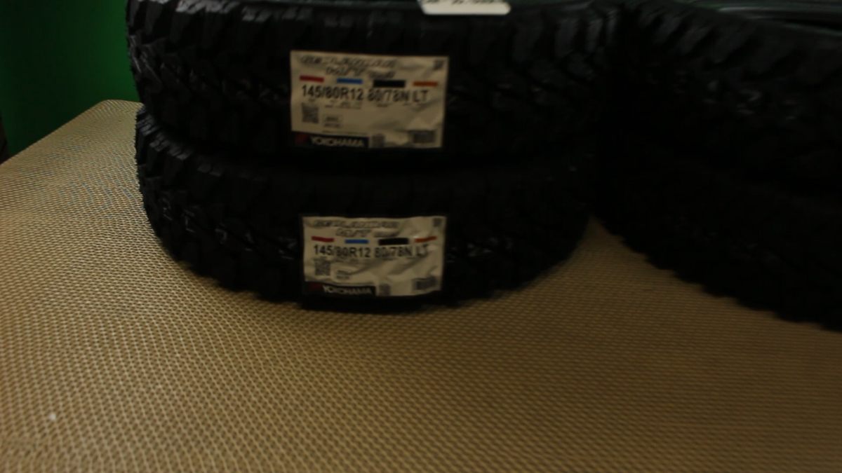 x4 Yokohama Tire 145/80R12 80/78N LT GEOLANDAR MT G003 Kei Truck