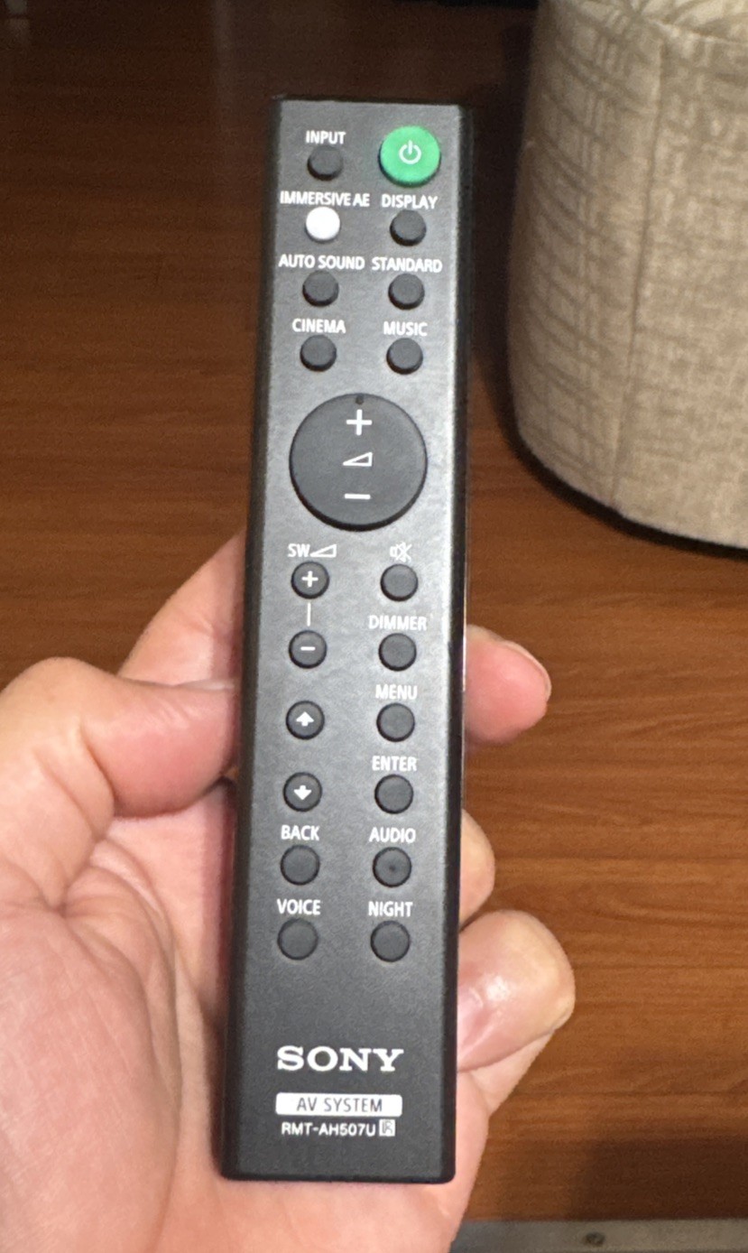 Sony RMT-AH507U Replace Remote Control for Sound Bar HT-CT291 SA-CT291 SA-CT290