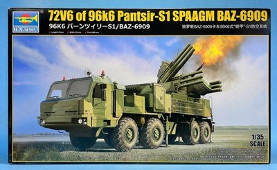 Trumpeter 1/35 01087 72V6 of 96k6 Pantsir-S1 SPAAGM BAZ-6909 Brand New Complete