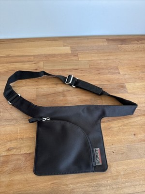 Esprit Vintage Brown Nylon Belt Bag Fanny Pack Excellent 6.25'' x 6''