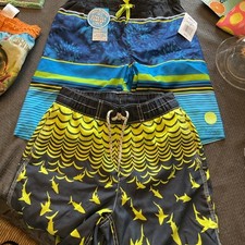 2 Boys Swim Trunks 8