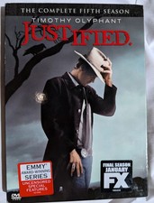 Justified: The Complete Fifth Season DVD New, Sealed, W/Paper Sleeve