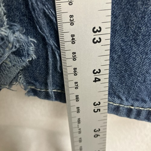 Pantalones de mezclilla Ariat M5 para hombre 36x36 Ridgeline calce recto lavado medio algodón rasgados - Imagen 10 de 20