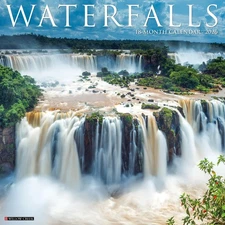 Waterfalls 2026 12" x 12" Wall Calendar (free shipping)
