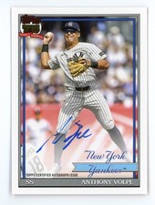 2026 Topps #91A-AV Anthony Volpe 1991 Auto