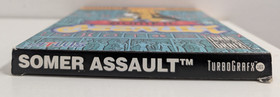 Somer Assault TurboGrafx 16-Bit Shooting Game Complete In Box HuCard Authentic