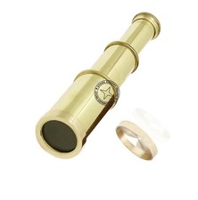 Brass Designer Telescope Marine Handheld Spyglass Telescope Binoculars 6 Inch JH