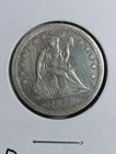1855 Arrows Seated Liberty Quarter Choice Extremely Fine XF+ Details Coin #F5J38