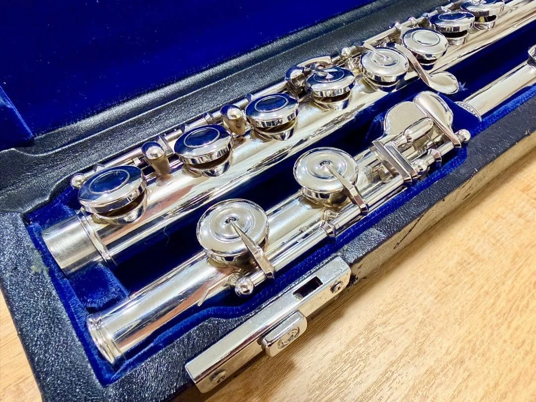 Muramatsu 银色机身长笛| eBay