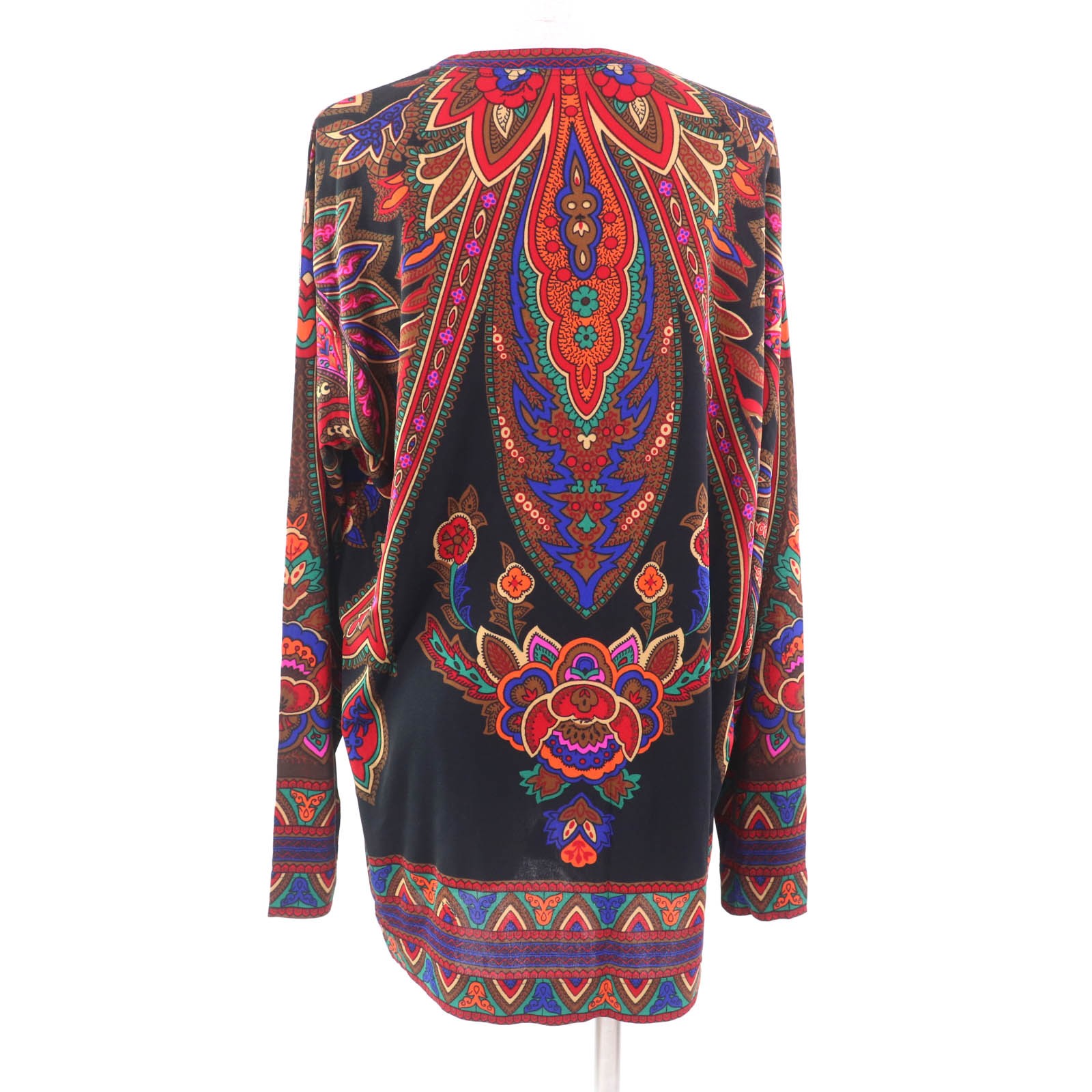 LEONARD blouse Native Pattern Crew Neck Long Slee… - image 3