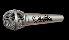 SIGNED NICK VAN EEDE CUTTING CREW SIGNED MICROPHONE I JUST DIED IN YOUR ARMS