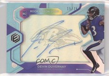 2020 Panini Elements Rookie Neon Signs Blue 15/75 Devin Duvernay Auto 7i2