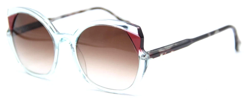 FACE A FACE WATTS 1 COL 6002 CRYSTAL BLUE W/BROWN GRADIENT LENS SUNGLASSES 51-18 - Image 4 of 4