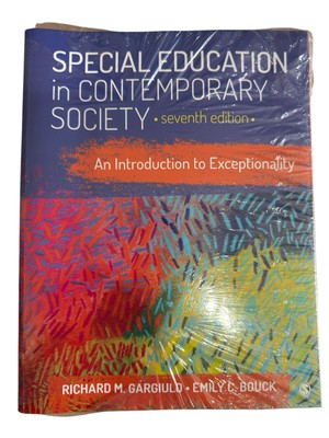 Special Education in Contemporary Society : An Introduction to Exceptionality