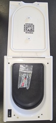 Hide A Hose PRO central vacuum HS6000W Trim kit, WHITE NEWEST DESIGN