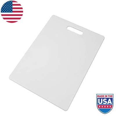 Cutting Board Large Easy Grip Handle Dishwasher Safe Plastic 11-inch by 14-inch