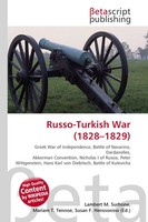 Lambert M. Surhone (U. A.) | Russo-Turkish War (1828-1829) | Taschenbuch (2026)