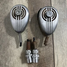 2 Vintage Hammarlund Microphones Tube Shortwave Receiver USA Ham Radio Parts