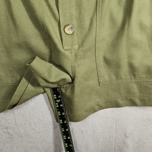 Free Assembly Utility Shorts Romper Deep Olive Green Short Slv 4”Inseam Sz S NWT - 第 4/13 張圖片