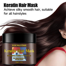 Keratin Hair Mask Hair Care Mask Repairs Damaged Hair Improves Hair Quality and