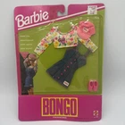 Barbie Bongo Fashions Floral Crop Top Denim Jumper Hat Shoes 3356 NIB VTG 1992