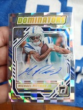 2025 Donruss Football Dominators Michael Pittman Jr. Auto /49