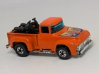 Vintage Hot Wheels 1977 56 Hi Tail Hauler Orange Truck w/Motorcycles Hong Kong