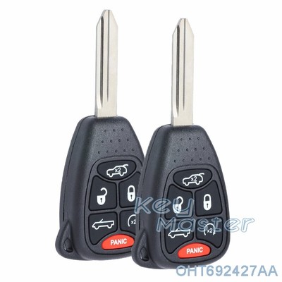 2x for Chrysler 200 Sebring Convertible 2008-2014 Car Remote Key Fob OHT692427AA