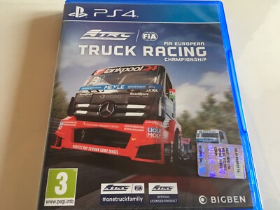 ps4 video game TRUCK RACING FIA EUROPEAN CHAMPIONSHIP PlayStation 4 ITA version