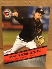 2018 Delmarva Shorebirds Matthias Dietz RC Rookie Baltimore Orioles