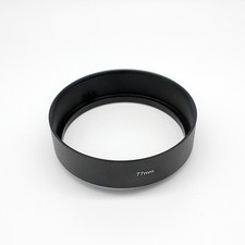 Universal 77 mm Standard Metal Lens Hood Screw in For 77MM Filter Thread Lens
