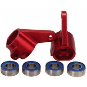 Traxxas - Alum. Steering Blocks, Rustler/Stampede/Bandit (2) Red | eBay