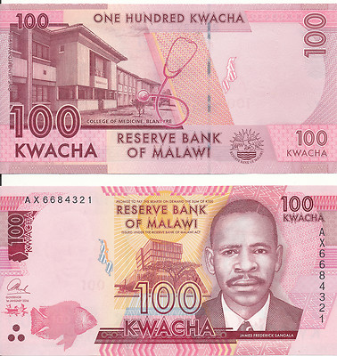 Malawi - 100 Kwacha 1st January 2016 UNC - Pick New