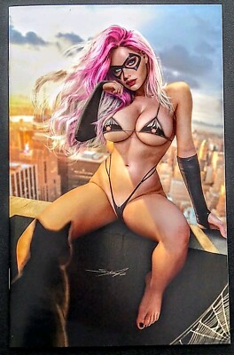 Skyline #1 Black Cat Bikini Cosplay Homage Sydney Augusto Virgin Variant LE25