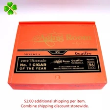 Aging Room Quattro Maestro Empty Wood Cigar Box 8.5" x 7" x 2"