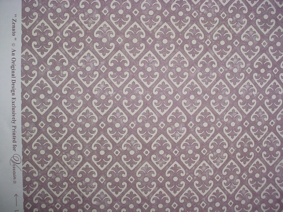 3Y Vervain 9024609 Zenato Lavender Cotton Fleur Print Upholstery Fabric - Image 3 of 4
