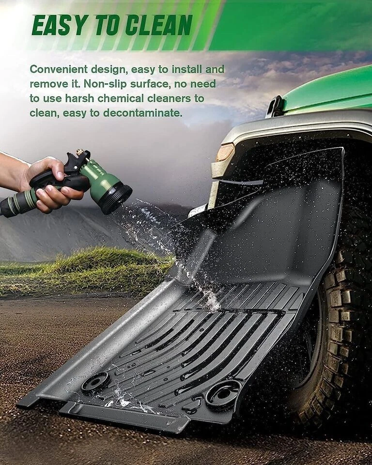 Fits 16-25 Chevrolet Malibu Heavy Duty Floor Mat 3D All Weather Carpet Liner TPE Foto 3 de 4