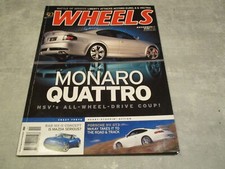 Wheels magazine - November 2003 - Holden Monaro HSV Coupe 4 - Porsche 911 GT3