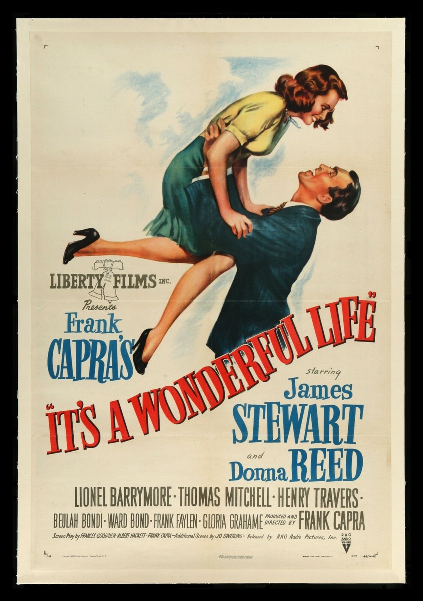 IT'S A WONDERFUL LIFE ✯ CineMasterpieces RARE VINTAGE ORIGINAL