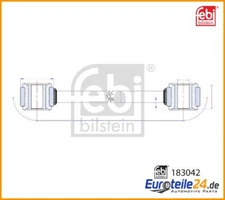 Bar/Brace, Stabilizer FEBI BILSTEIN 183042