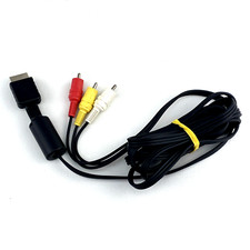 Sony PlayStation RCA AV Audio Video Cable OEM Genuine For PS1 PS2 PS3
