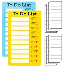 2 Piece Chores Chart for Kids - Reusable Chore List Removable Checklist Board...