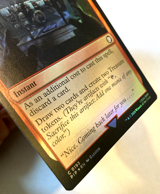 MTG Unexpected Windfall FOIL Fallout 193 NM | eBay
