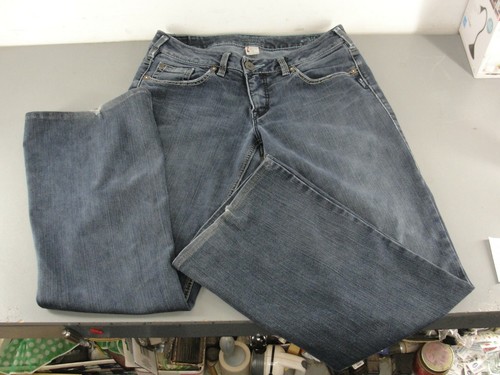 AIKO SUKI SILVER JEANS STRETCH WIDE LEG 